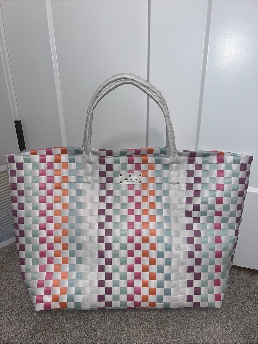 Kate Spade Woven Beach/Market Tote - Picture 2 of 7
